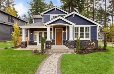 modern single family home